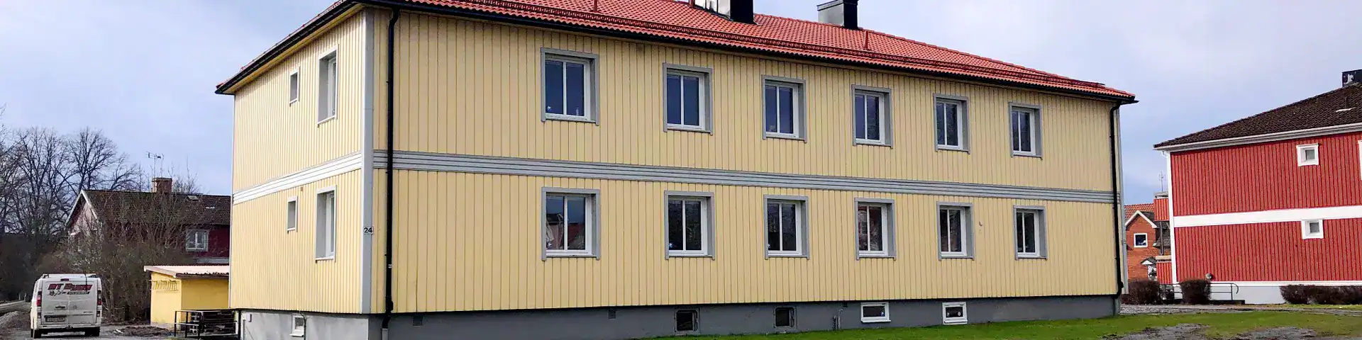 Ljusa Och Fina Tvåor På Engelbrektsgatan I Arboga